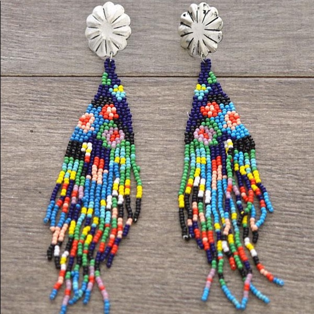 Western Beaded Earrings